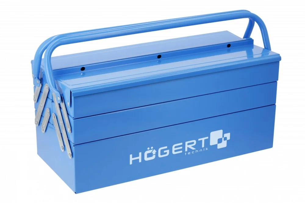 Metal Alet Qutusu - Hogert 5 Bolme - 45 × 20,5 × 20 sm HT7G077